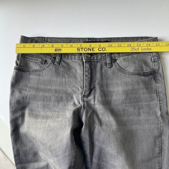 Harper Released Hem Grey/Light Black Jeans, Size 27 - Picture 5 of 10